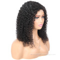 4X1 T Part Jerry Curl  Hd Lace Front Human Wigs For Women 10A Grade Brazilian Virgin Hair Pre Plucked with Baby Hair 14 In